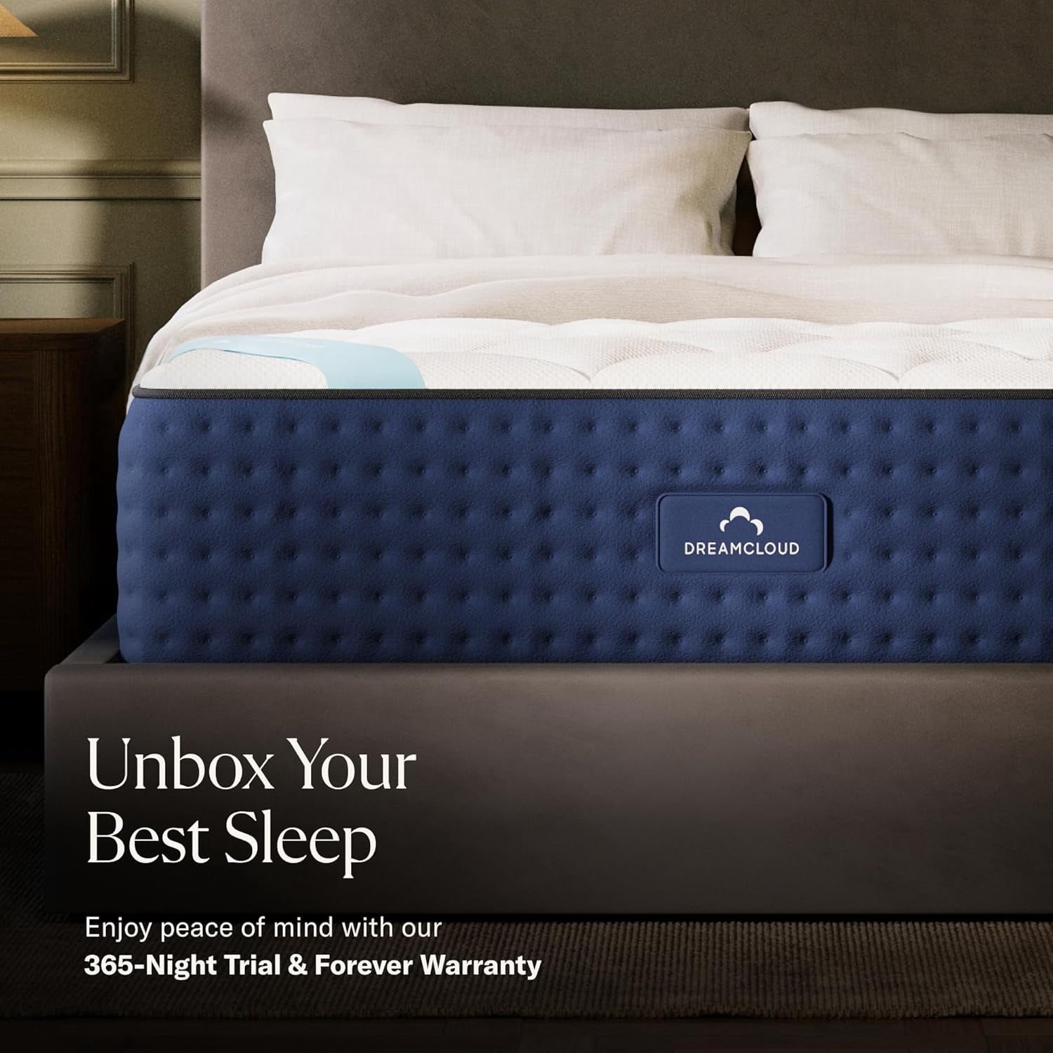 DreamCloud Premier 13" Twin Mattress - Luxury Hybrid Memory Foam - 365 Night Trial - Premium Pressure-Relieving Layers - Forever Warranty - Mattress in a Box - CertiPUR-US Certified