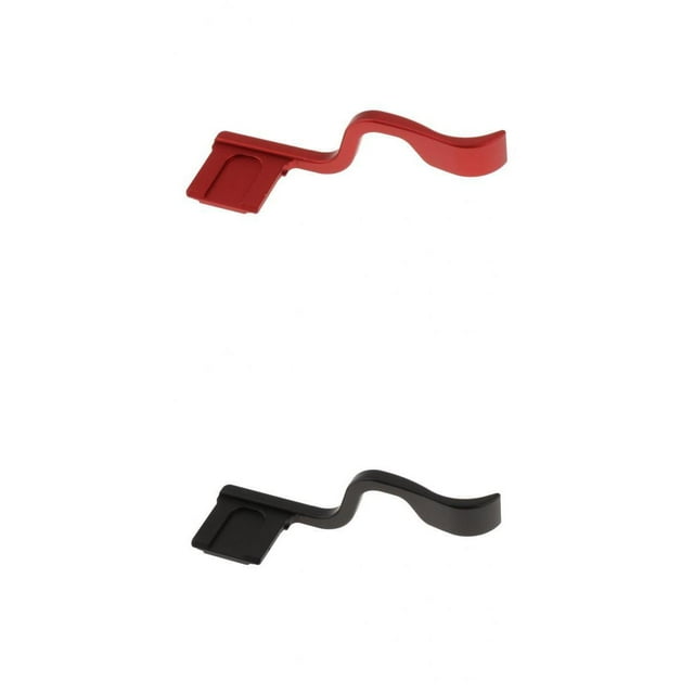 Paquete de 2 Soportes para Cámara de Zapata Duraderos de Aluminio con Agarre para , Compatible con A9 A7R3 A7III A7M3 (rojo / Neg Yotijar Empuñadura de pulgar para zapata caliente