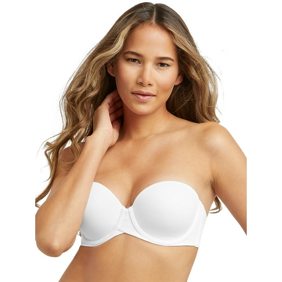 Maidenform Women's Stay Put Strapless Push Up Underwire Bra, Style SN6990