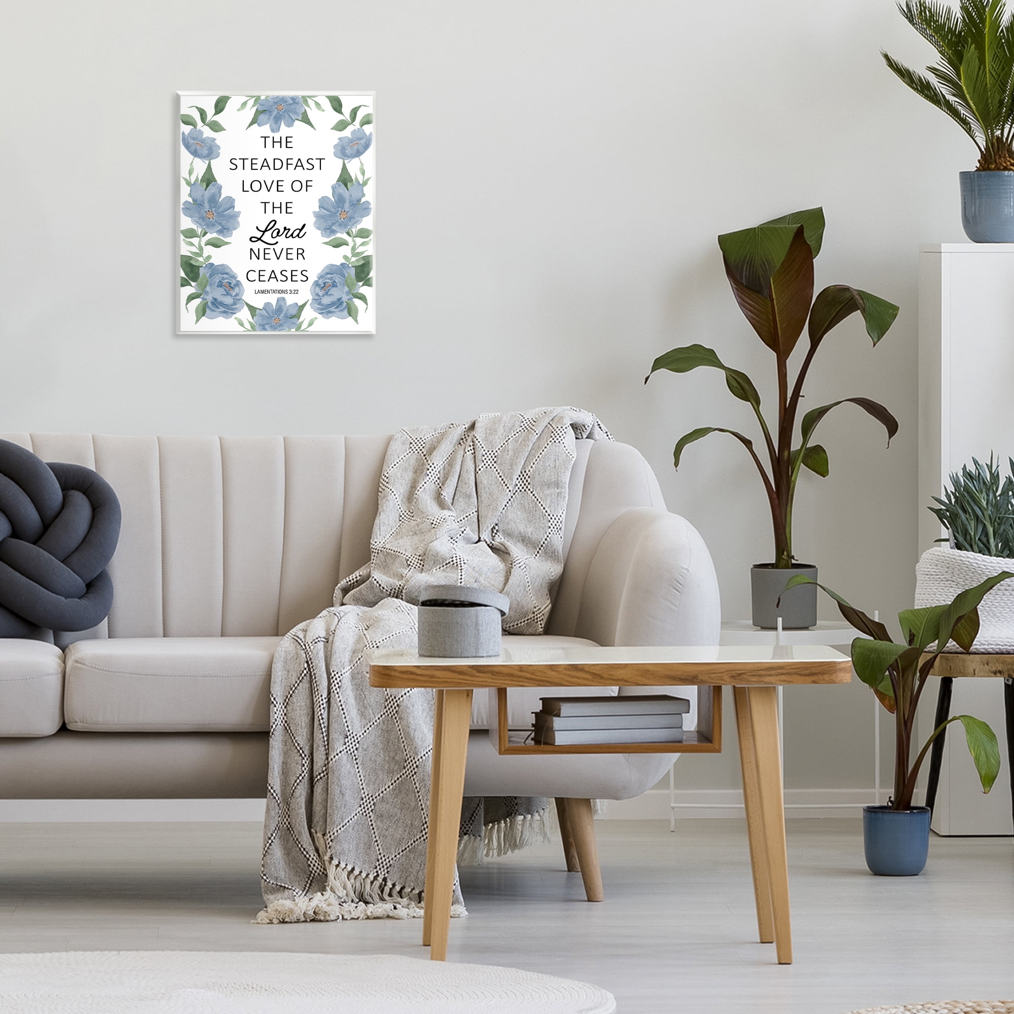 Stupell Industries Steadfast Love Of The Lord Wall Plaque Art, design by Lucille Price
