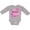 AC-Heather Grey, variant on Inktastic Valentine's Day My Nana Loves Me Hearts and Lips Boys or Girls Long Sleeve Baby Bodysuit