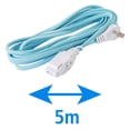 thumbnail image 4 of Extensión Eléctrica Trenzada Azul con Blanco 16AWG 5m, 4 of 4