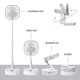 thumbnail image 3 of Magesh Ventilador de pedestal portátil Ventilador de pie plegable Ventilador de escritorio plegable, 3 of 5