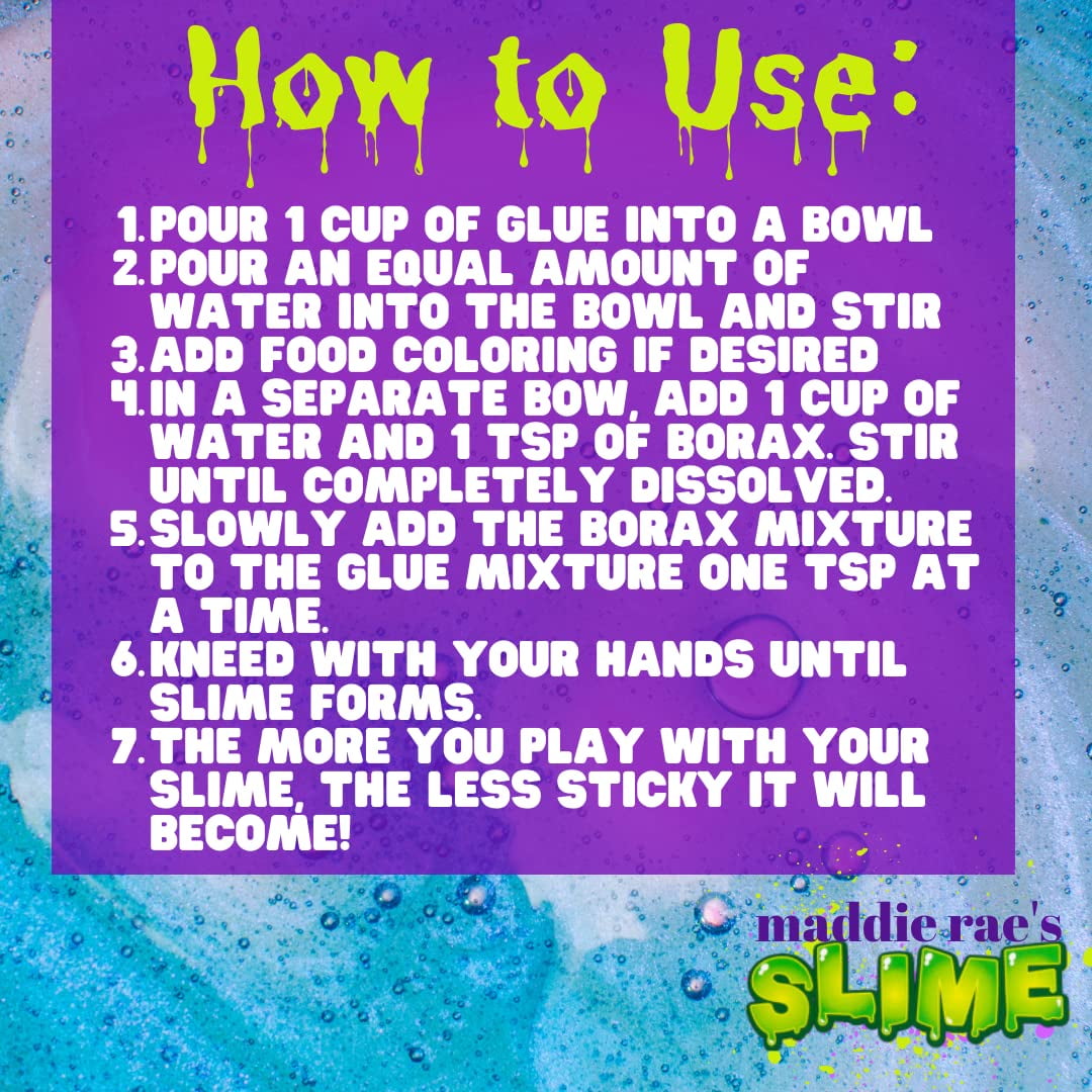 Maddie Rae's Clear Slime Glue - 1 Gallon Non Toxic - The Clearest Slime Formula of Any Glue Brand for Slime Making Kit Supplies, Non-Toxic, Arts & Crafts, School Project, Gift