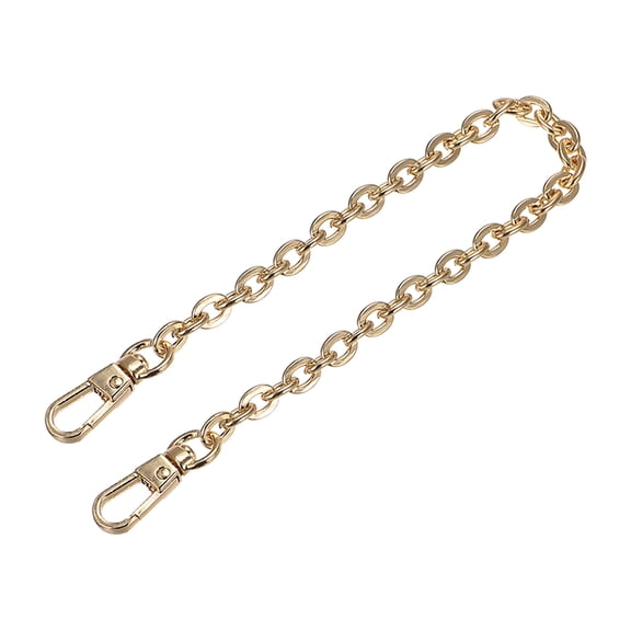 Uxcell 8"x0.24" Purse Chain Strap, Purse Handle Shoulder Bag Replacement Strap(Gold)
