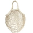 thumbnail image 2 of Toudaret Cotton Mesh Shopping Bag Eco-friendly Grocery Bags Cotton Mesh Bag Reusable Grocery Tote with Long Handles Washable Eco-friendly Shopping for Fruits, 2 of 8