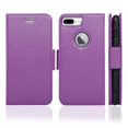thumbnail image 2 of NAVOR - iPhone 7 Plus Detachable Magnetic Housing Wallet Case [RFID Protection] [Apple Logo Hole] [Vajio Series] -Purple (IP7PVJPP), 2 of 7