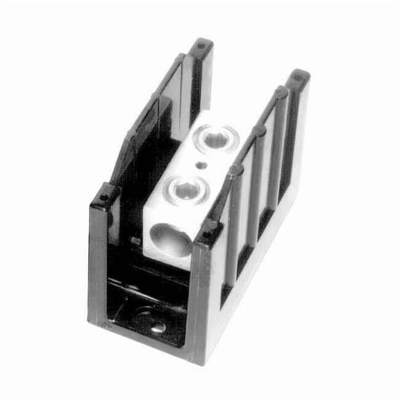 Power Distribution Block, Open, 1 Pole, 115 A Copper, 600 V AC/DC