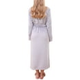 thumbnail image 4 of Moon Nite Women's Maxi Length Soft Robe Pajama with Waist Tie (Plus Size Available), 4 of 4