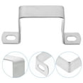thumbnail image 4 of 4 Uds abrazadera de tubo soporte de abrazadera de tubo cuadrado 2x2 pulgadas soporte de tubo colgador de Base, 4 of 6