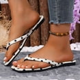 thumbnail image 2 of CHUMUD Womens Indoor and Outdoor Polka Dot Flip-Flop Sandals, Casual Flat Thong Slippers, Lightweight Summer Beach Sandals, 2 of 8