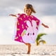 thumbnail image 5 of Toalla de Playa con Capucha Ganfancp 47 X 24 Pulgadas Juego de Toallas de Microfibra para Niños y Niñas de 1-7 Años, 5 of 6