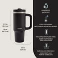 thumbnail image 2 of Contigo Streeterville Leak-Proof Tumbler, 30 oz (887 ml), Stainless Steel Water Bottle with Straw, 2 of 7