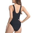 thumbnail image 7 of Athletic Swimsuit for Women One Piece Lap Swimming Training Suit Tummy Control Bathing Suits, 7 of 7