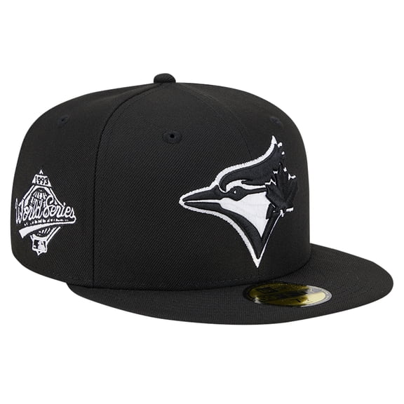 Men's New Era Black Toronto Blue Jays Logo 59FIFTY Fitted Hat
