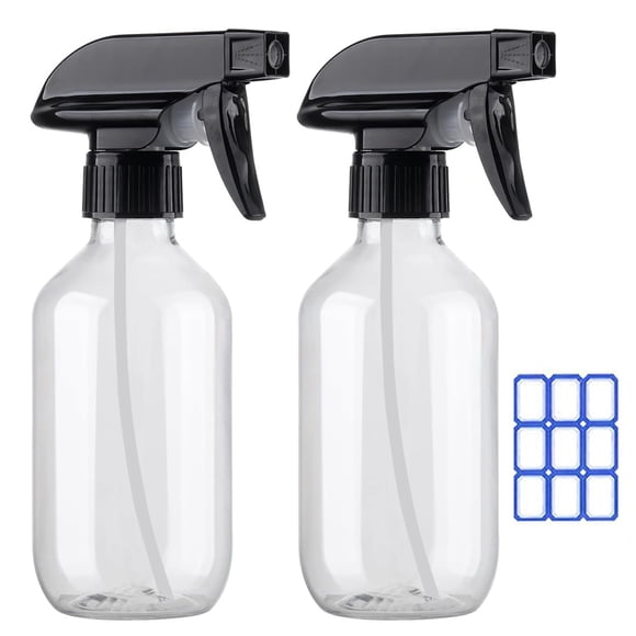 Botellas pulverizadoras FANSTINOW de 300 ml, niebla y chorro, paquete de 2