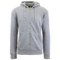 thumbnail image 4 of Mens Fleece Hoodie With Thermal Lined Hood Slim Fit Zip-Up Sweater, 4 of 4