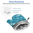 thumbnail image 4 of TEQUAN Oven Mitts, Blue Background Romantic Love Pattern Heat Resistant Microwave Oven Gloves, Set of 2, 4 of 7