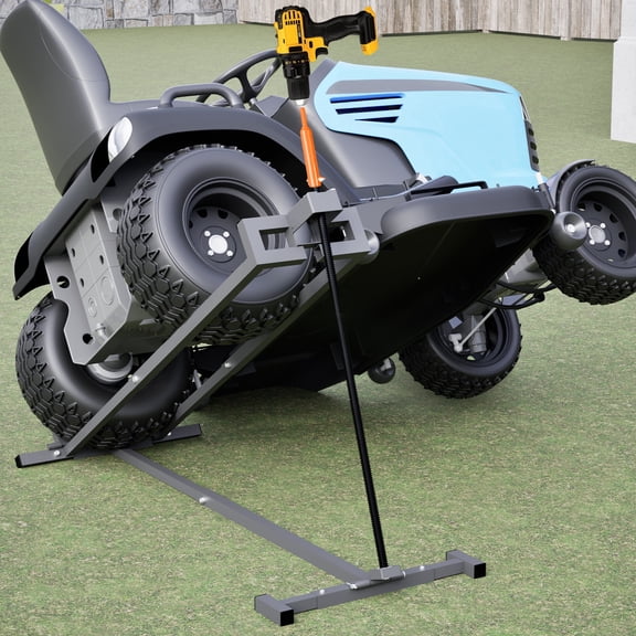 LZBEITEM Lawn Mower Lift Jack - 882 lbs Capacity for Tractors and Zero Turn Lawn Mowers