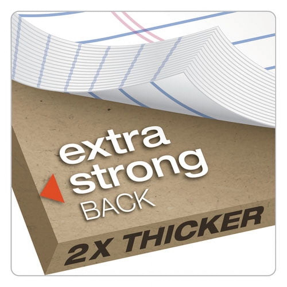 "Double Sheet Pads, Wide/legal Rule, 100 White 8.5 X 11.75 Sheets | Bundle of 2 Pads"