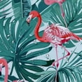 thumbnail image 5 of Orinice Pink Flamingo Shower Curtain Cute Floral Bathroom Decor with 12 Hooks -Tropical Leaves Flower Polyester Curtains - Modern Home Bedroom Decor &amp; Festival Gifts Women Teen Adult 69x72, 5 of 7