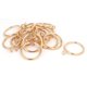 thumbnail image 1 of Anillos de ojales para cortinas metálicas tono dorado 38 mm de diámetro interior 16 piezas, 1 of 2