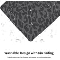 thumbnail image 3 of Black Leopard Square Mouse Pad 9.5"x7.8"x0.12" Inch Waterproof NonSlip Rubber Base Mouse Pads for Office Laptop, Sleek and Stylish for Professional Use, 3 of 6