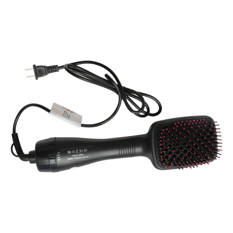 YourMate 2 in 1 Hair Dryer Brush & Straightener Comb Blow Dryer Brush  Stylish Hair Drying, Volumizing and Straightening, Hot Air Brush Adjustable  3