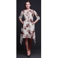 thumbnail image 5 of Bimba Brown Rays Tie-Dye Printed Asymmetrical Kurti Tops For Women Indian Summer Dress Tunic XXX-Large, 5 of 6