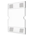 thumbnail image 4 of Wall-Mounted Acrylic Display Rack 4X6 Inch Photo Rack With Adhesive Photo Frame, 4 of 8