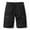 Black, variant on Mens Outdoor Casual Shorts Quick Dry Fishing Hiking Shorts Solid Zipper Button Pockets Shorts