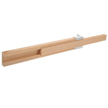 BESTOYARD Drawer Slide Rail for Drawers Durable Brown Wood 1 Set