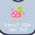 thumbnail image 4 of Inktastic Grammy Love Bug Valentines Day Childs Girls Baby Bib, 4 of 4