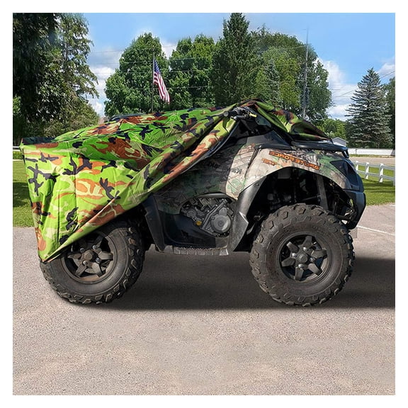 ATV Outdoor Cover for Quad Bike Protection Camping VTT Motorcycle Adhesive Anti-UV Waterproof 210D Camouflage 210120115CM