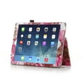 thumbnail image 6 of iPad Air 2 Case (Floral Pink) - Slim Fit Synthetic Leather Folio Case Stand Smart Cover Auto Sleep & Wake Feature and Stylus Holder for Apple iPad Air 2 (iPad 6) & iPad Air (iPad 5), 6 of 7