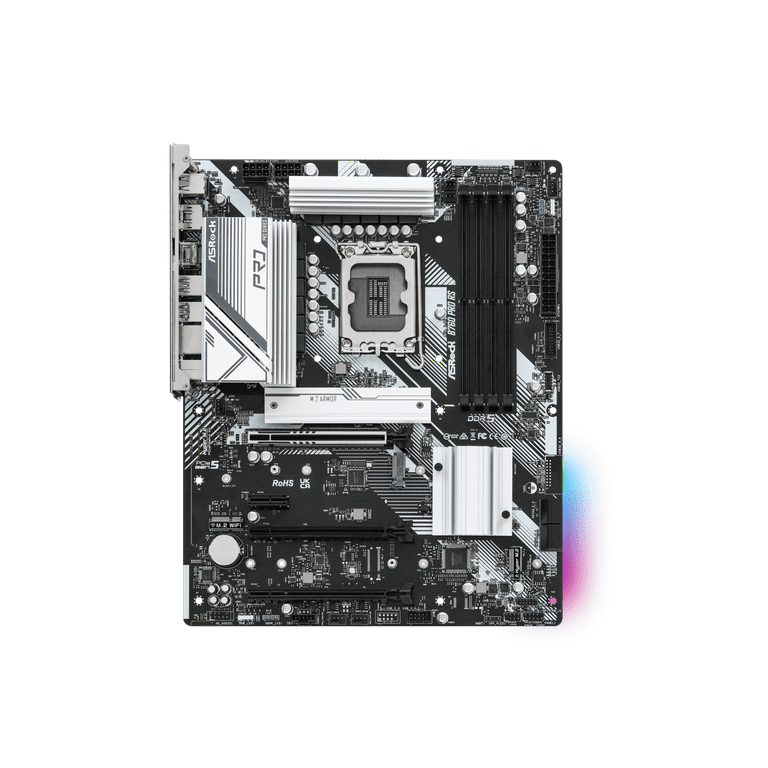 ASRock B760 Pro RS LGA 1700 DDR5 ATX Motherboard - Intel Support, PC GPU  Ready - Walmart.com