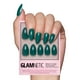 thumbnail image 1 of Uñas impress-On Glamnetic de color verde esmeralda, cortas, con forma de almendra, 1 of 6