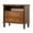 Walnut, variant on 27" Tall 2-drawer Wooden End table Set of 2 with Charging Station Living room Walnut