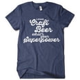 thumbnail image 3 of CRAFT BEER Superpower | Beer Lover Shirt | IPA Beer T-Shirt | Navy 4X, 3 of 3