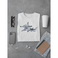thumbnail image 3 of Watercolor Of Hammerhead Shark T-Shirt Men -Image by Shutterstock, Male 3X-Large, 3 of 4