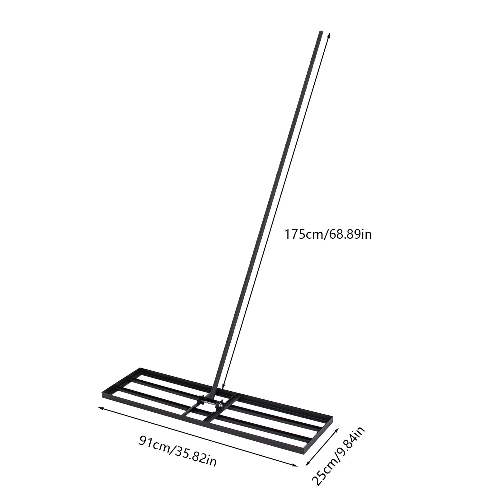 Lawn Leveling Rake, Lawn Leveler Tool, Lawn Leveling Rake for Yard, suitable for backyards, gardens, farms, lawns, yards, soccer fields, golf courses