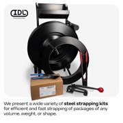IDL Packaging C-3104 Sealer/Crimper for 1/2 Steel Strapping - High-Strength Sealing Action