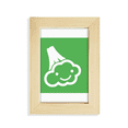 thumbnail image 1 of Vegetable Expression Happy Cauliflower Body Desktop Display Photo Frame Picture Art Painting 5x7 inch, 1 of 3
