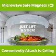 thumbnail image 2 of Hover Microwave Splash Prevention Magnetic Food Cover Microwave Splatter Lid 2pcs, 2 of 5