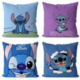 thumbnail image 1 of Juego de 4 fundas de cojín, funda de cojín de 45 x 45 cm, fundas de cojín decorativas para sofá, funda de almohada para dormitorio, sofá, silla, cama, jardín(F), 1 of 5