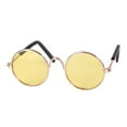 thumbnail image 7 of Qonioi Pet Sunglasses for Dogs Cats, Fashion Round Frame Retro Glasses, Pet Photo Accessory, Doll Toy Sunglasses, 7 of 7