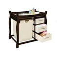 Badger Basket Sleigh Style Changing Table with Hamper & Three Baskets