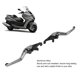 thumbnail image 5 of M Buder 1 Par Palancas de Freno y Embrague de Motocicleta de Aleación de Aluminio CNC Ajustables Ergonómicas para XMAX 400 2013-2021 Plata, 5 of 9