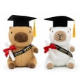 thumbnail image 1 of Peluche de Graduación de 27 cm con Gorro y Diploma, Muñeco Suave para Regalo, Decoración de Fiesta de Graduación, Recuerdo para Escritorio y Habitación, 1 of 9