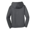 thumbnail image 6 of Sport-Tek Youth Sport Wick Fleece Hooded Pullover-S (Dark Smoke Grey), 6 of 6